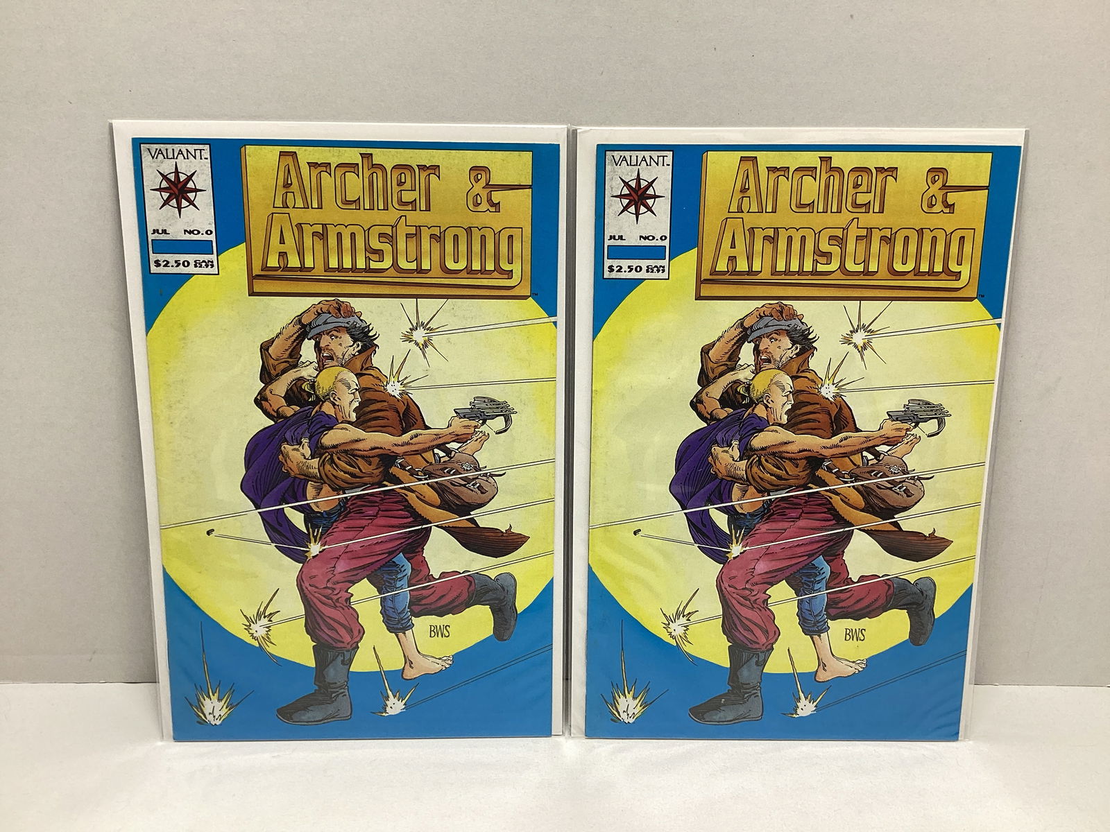 Two Archer and Armstrong 0 Valliant Comic Books: .