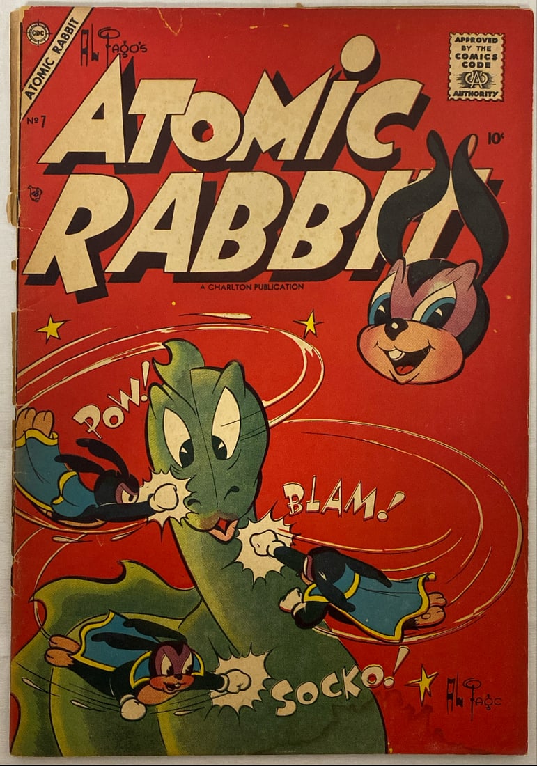 Atomic Rabbit 7 Charlton Comic Book (1 of 8)