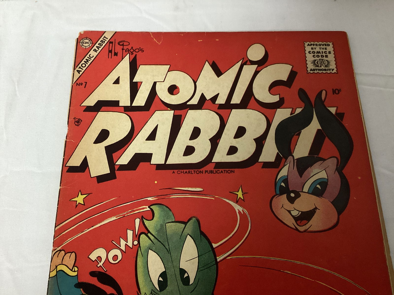 Atomic Rabbit 7 Charlton Comic Book - 2