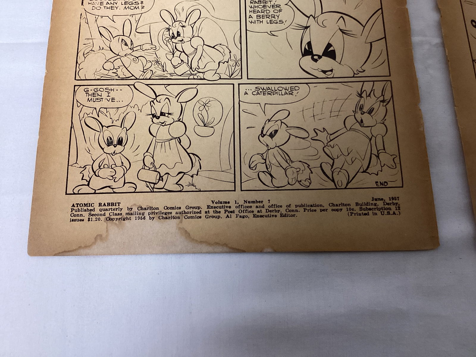 Atomic Rabbit 7 Charlton Comic Book - 7