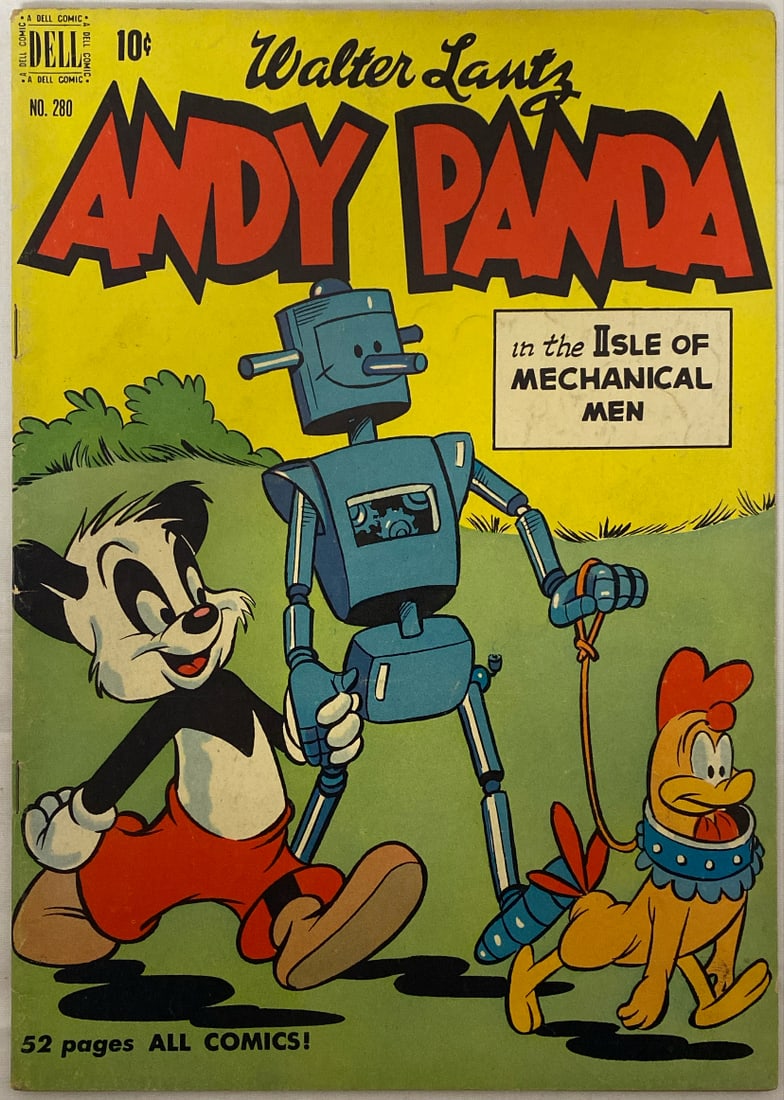 Four Color Comics 280 Dell Andy Panda Comic Book: 1950, Please preview and see all photos for condition 