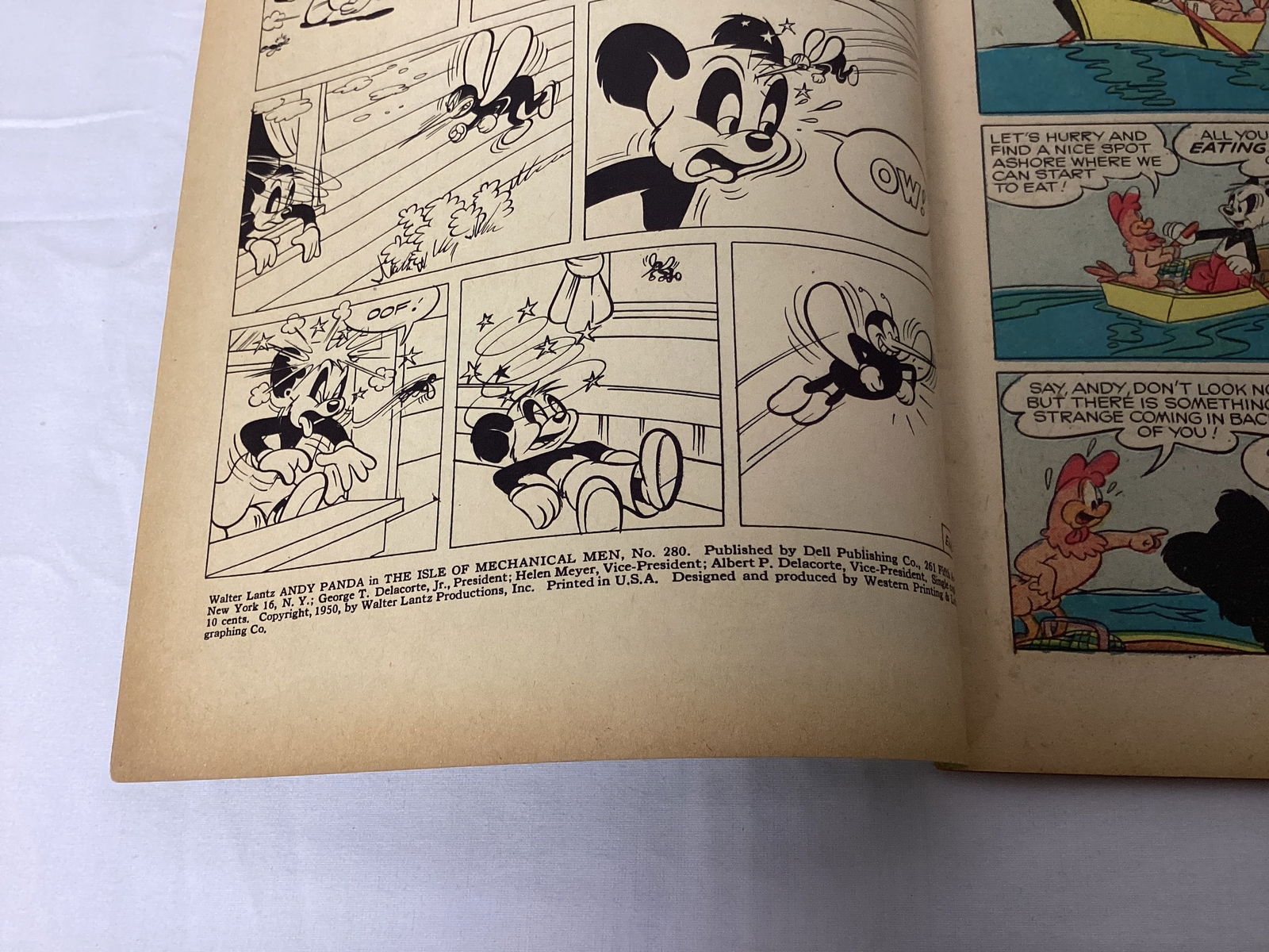 Four Color Comics 280 Dell Andy Panda Comic Book - 7