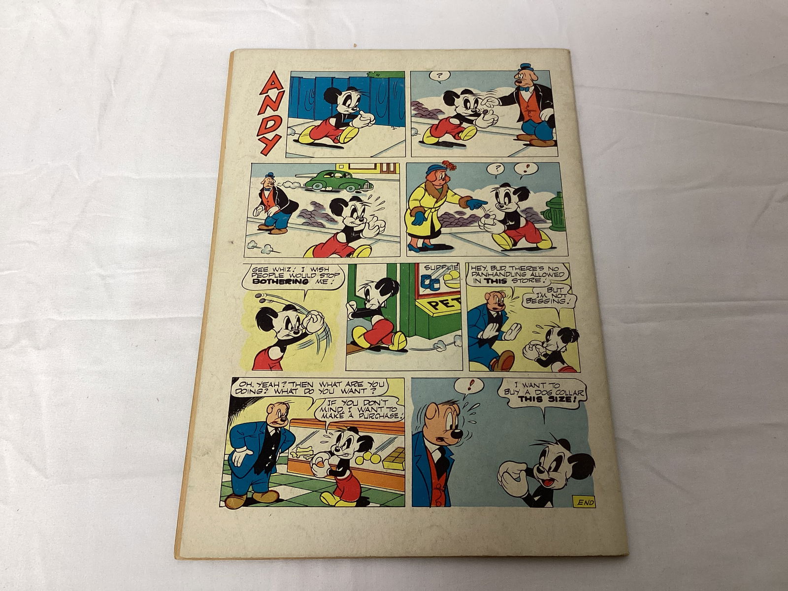Four Color Comics 280 Dell Andy Panda Comic Book - 8