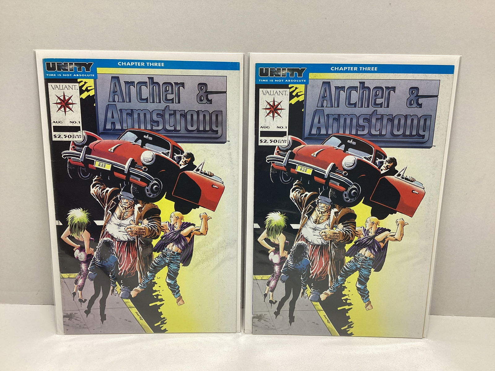 Two Archer and Armstrong 1 Valliant Comic Books: .