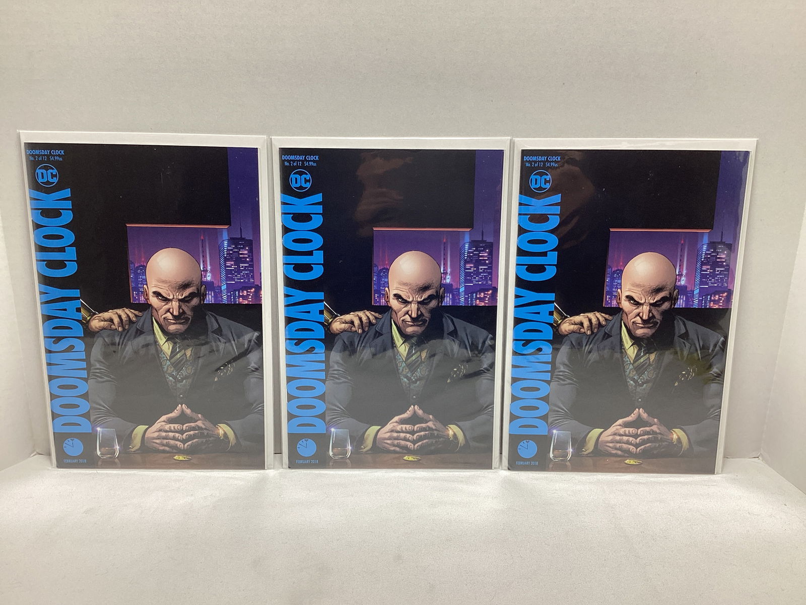 Three Doomsday Clock 2 DC Comic Books: . 