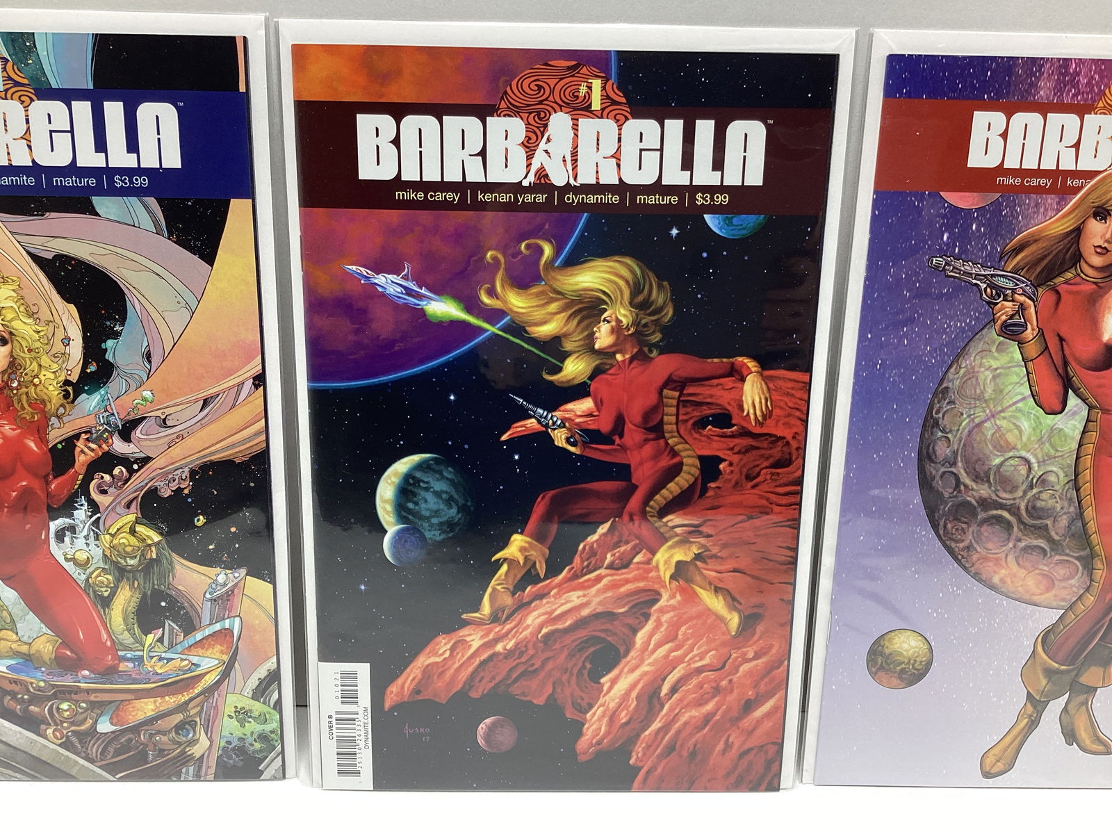 Three Barbarella 1 Dynamite Comic Books - 3
