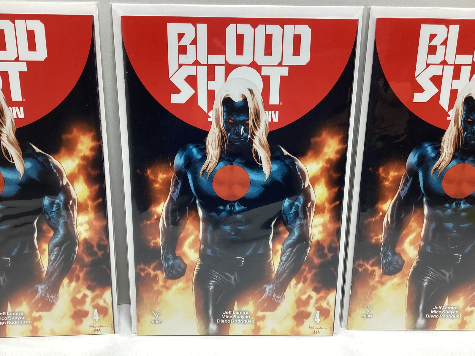 Three Bloodshot Salvation 4 Valliant Comic Books - 3