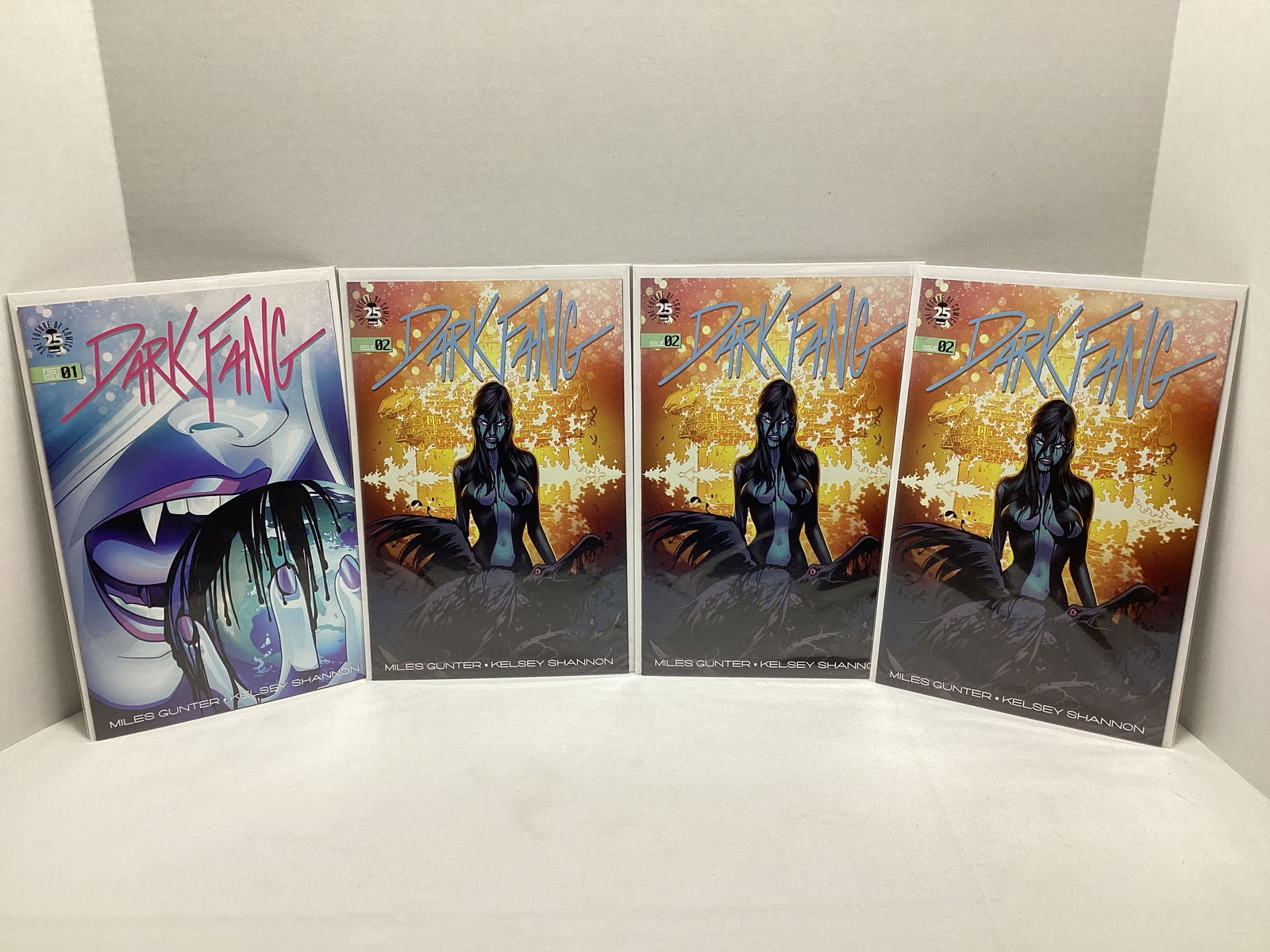 Four Darkfang Image Comic Books: . 