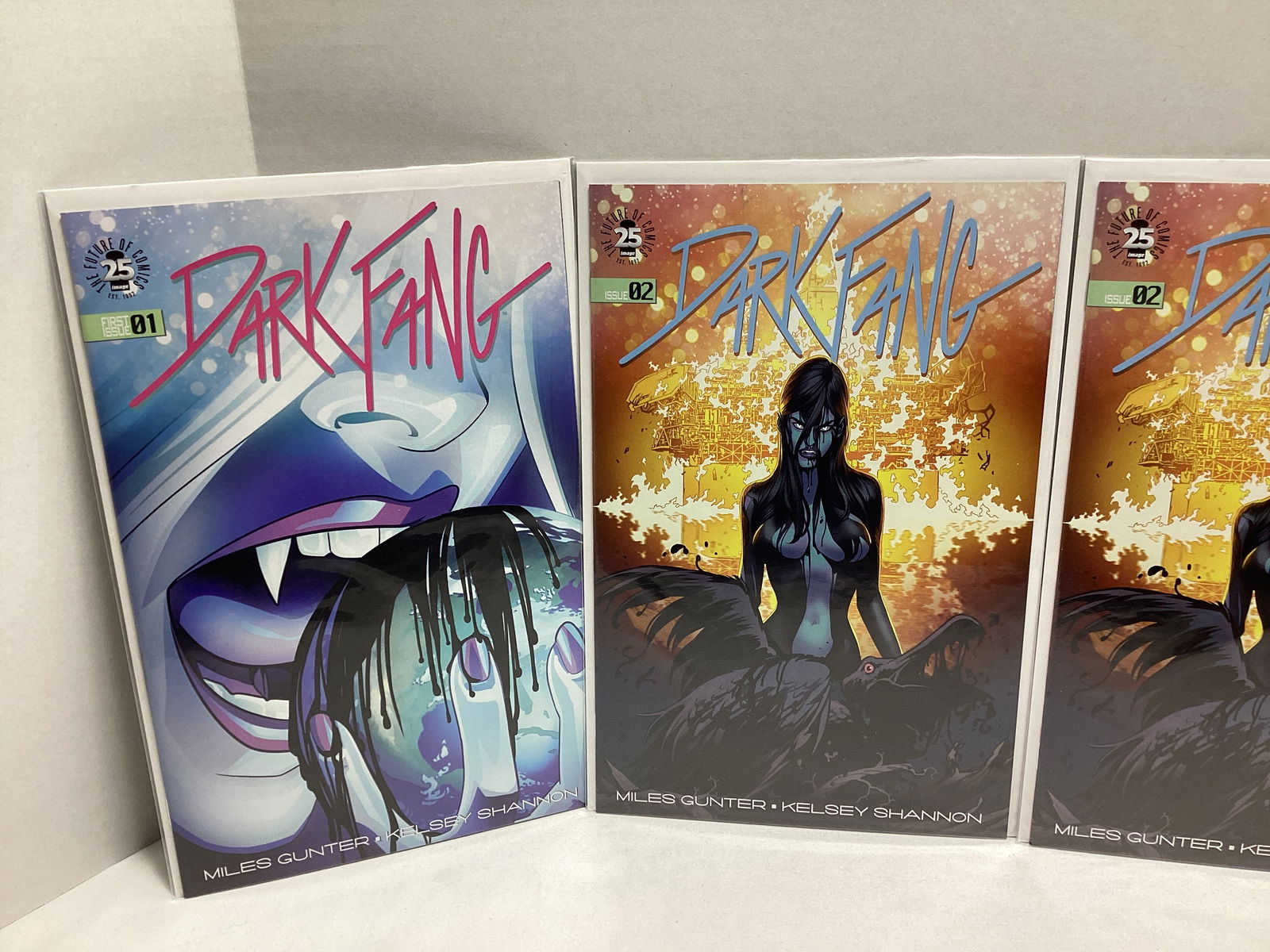 Four Darkfang Image Comic Books - 2