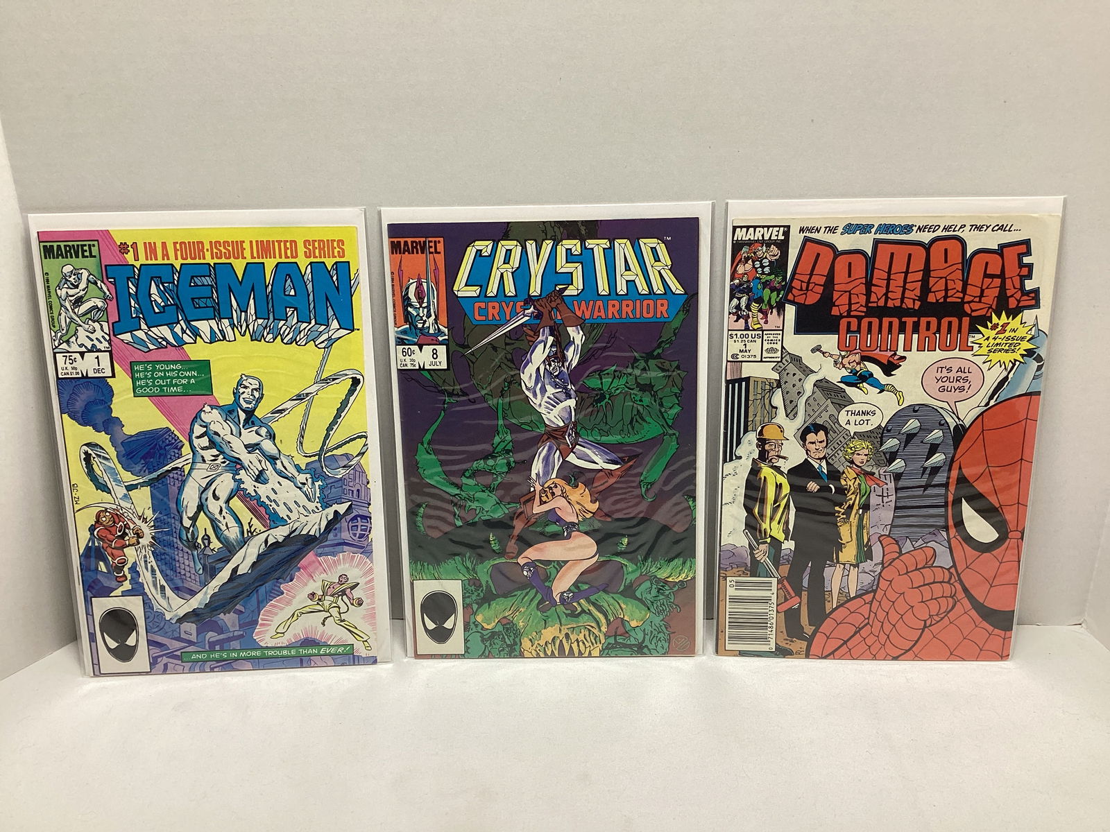 Three Marvel Comic Books: .