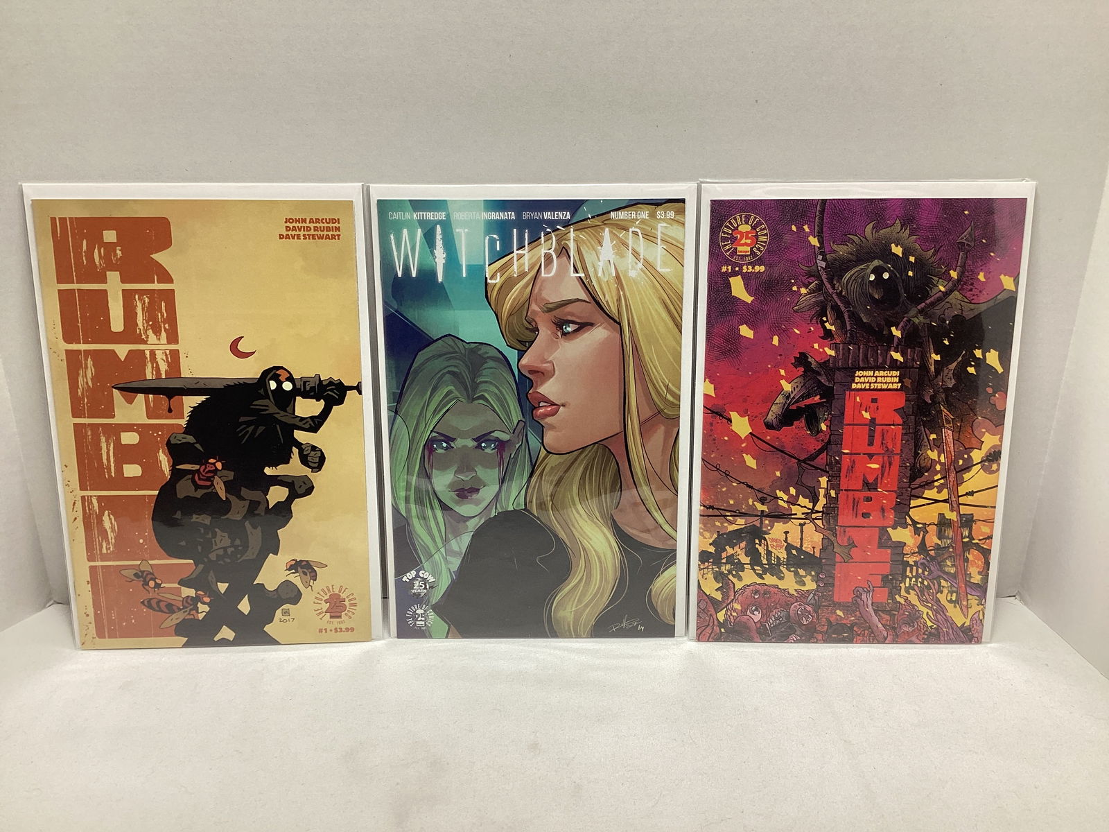 Three Image Comic Books: . 