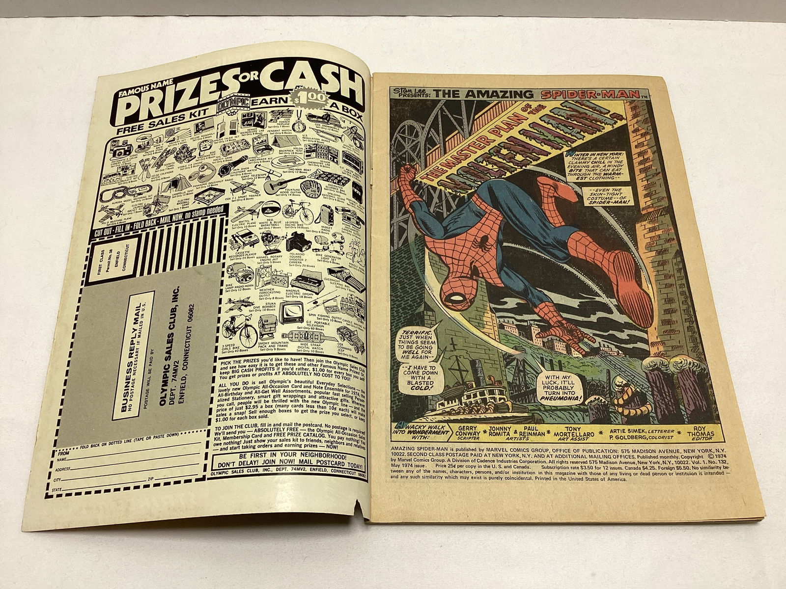 The Amazing Spider-Man 132 Marvel Comic Book - 6