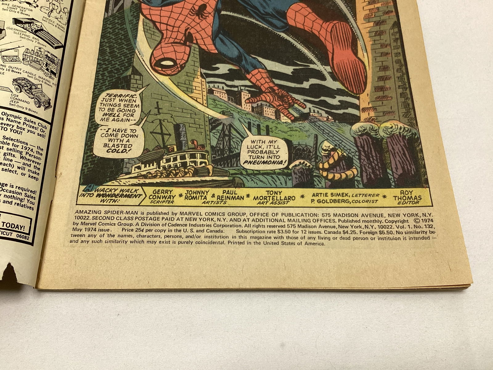 The Amazing Spider-Man 132 Marvel Comic Book - 7