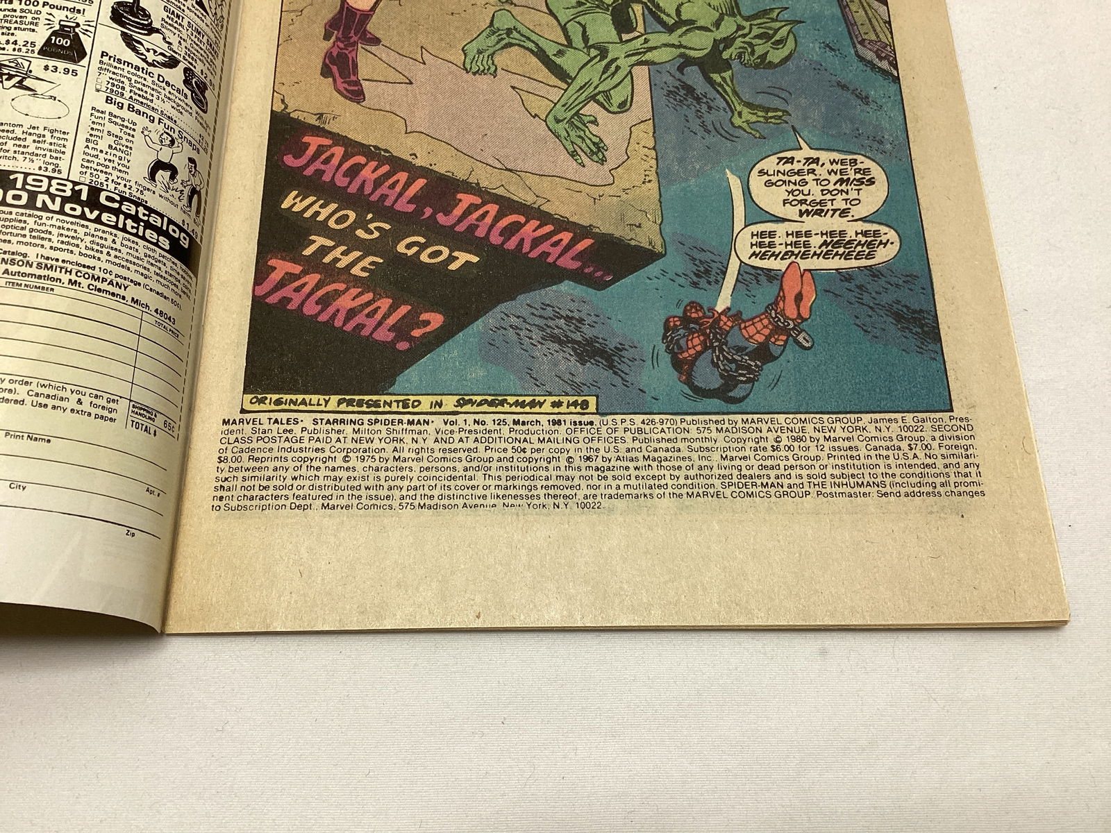 Marvel Team-Up 125 Marvel Spider-Man Comic Book - 7