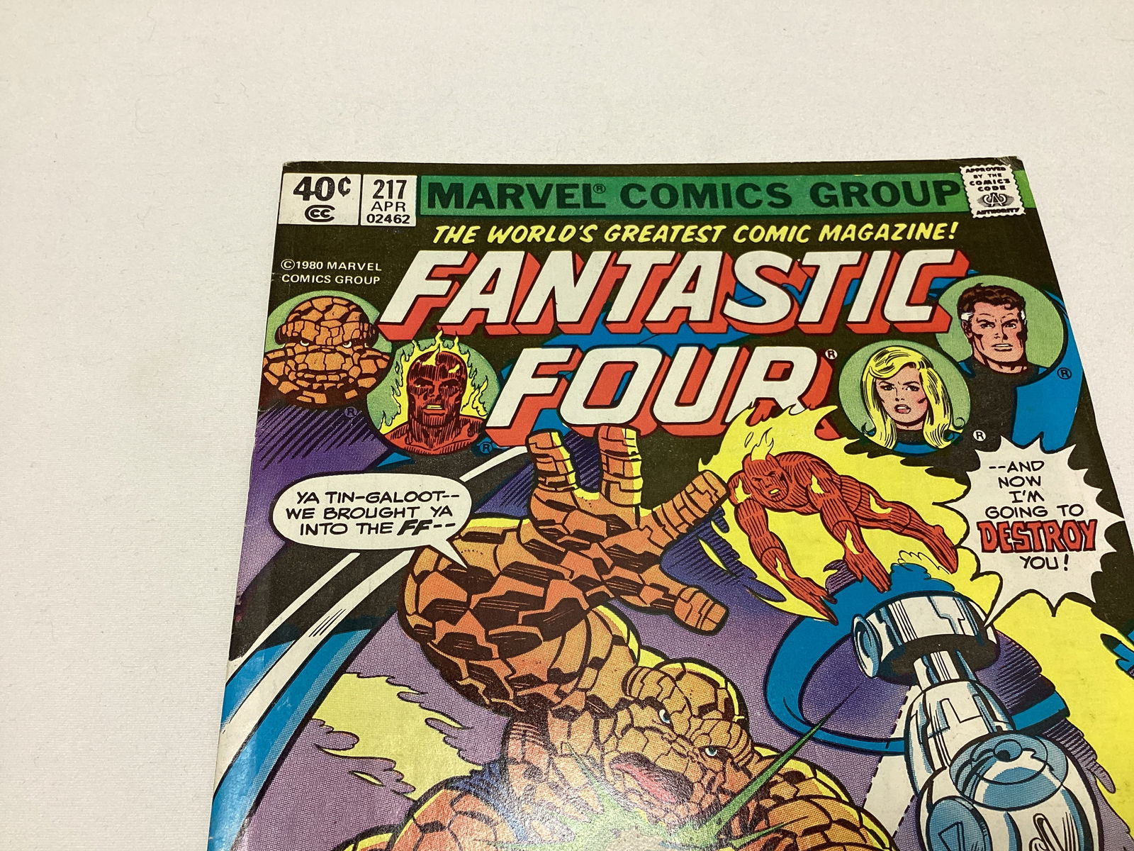 Fantastic Four 217 Marvel Comic Book - 2