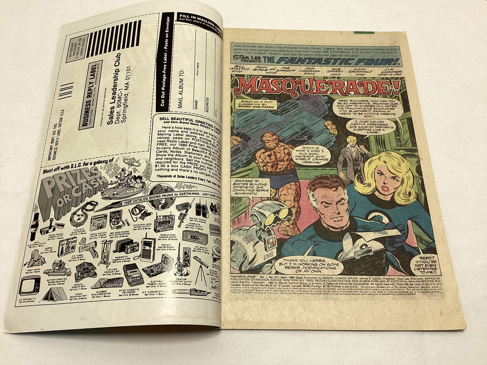 Fantastic Four 217 Marvel Comic Book - 6