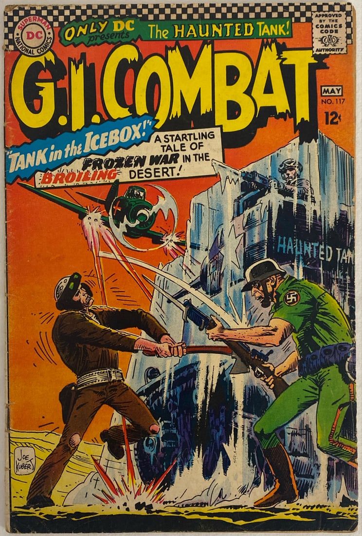 GI Combat 117 DC Comic Book (1 of 8)