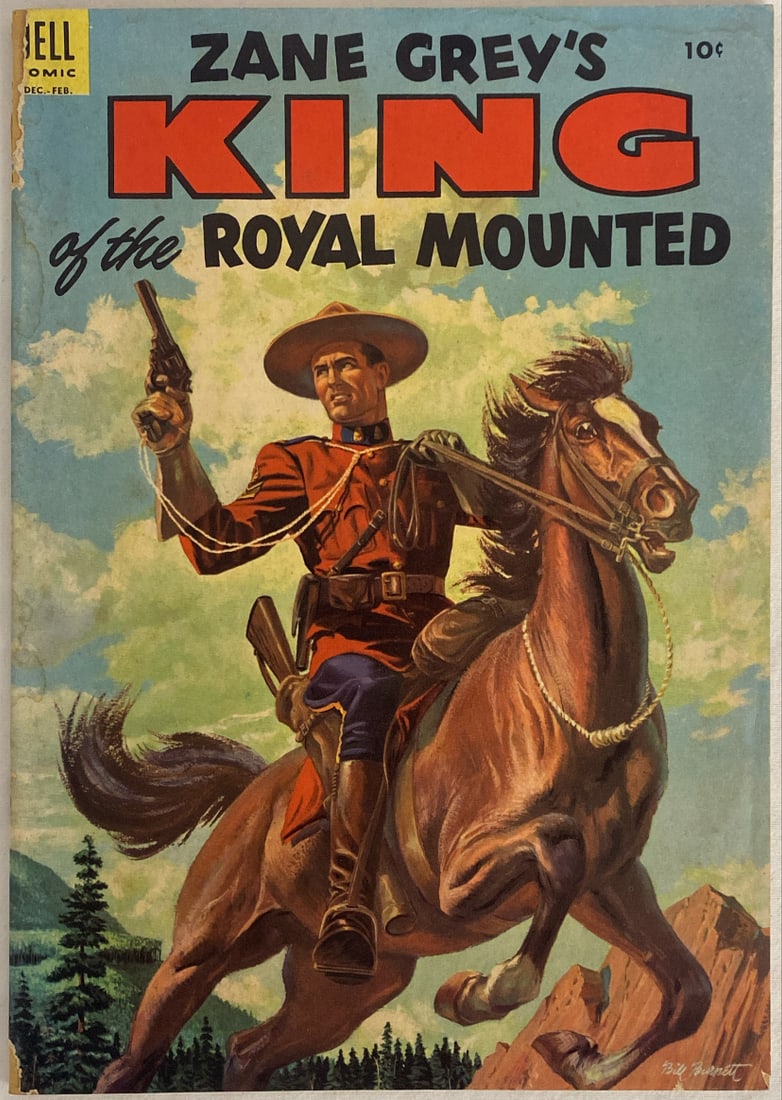 Zane Grey's King of the Royal Mounted 18 Dell Comic Book (1 of 8)