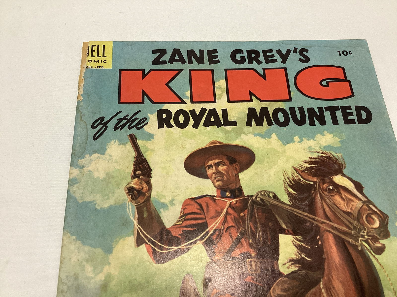 Zane Grey's King of the Royal Mounted 18 Dell Comic Book - 2