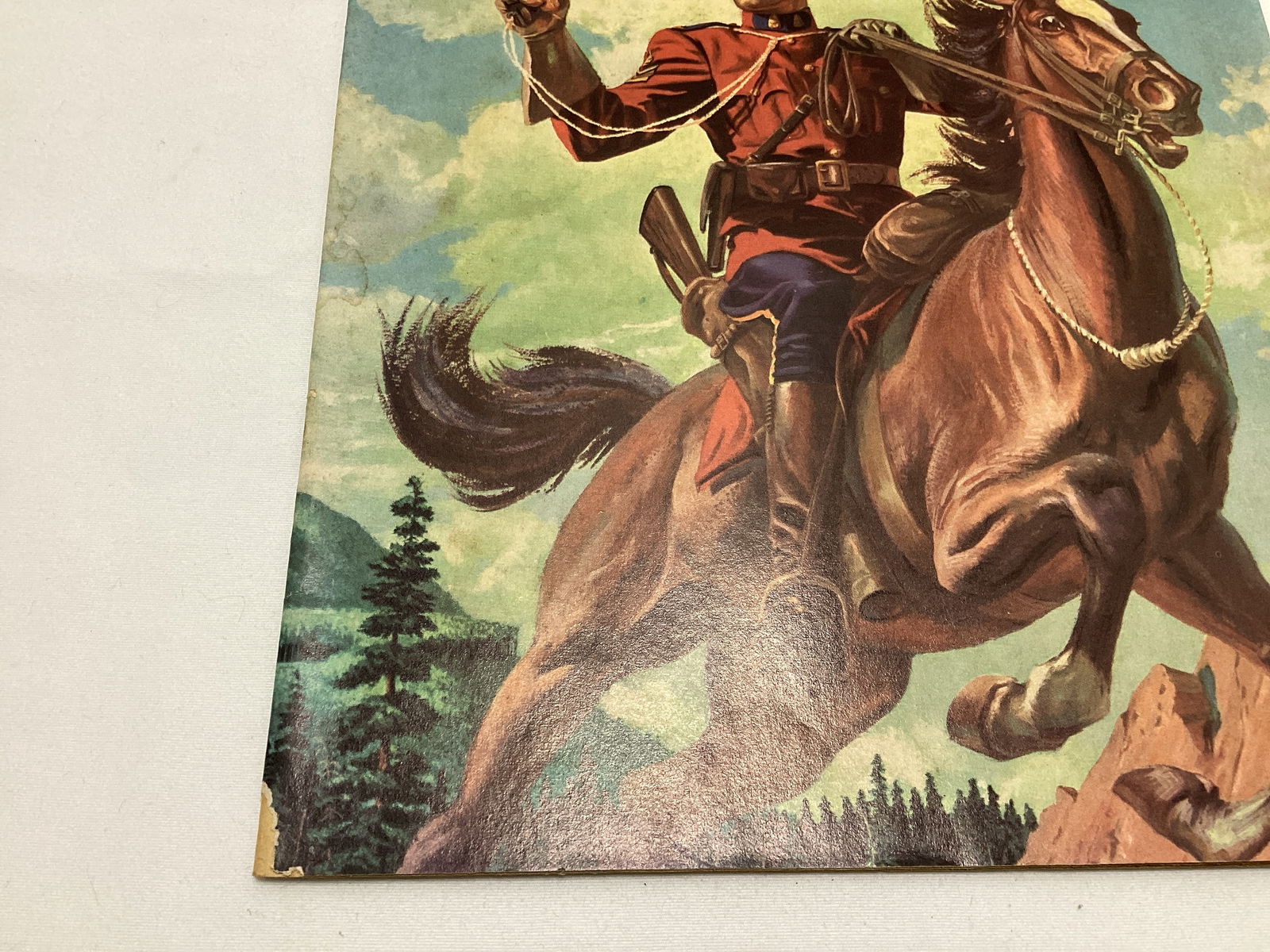 Zane Grey's King of the Royal Mounted 18 Dell Comic Book - 4
