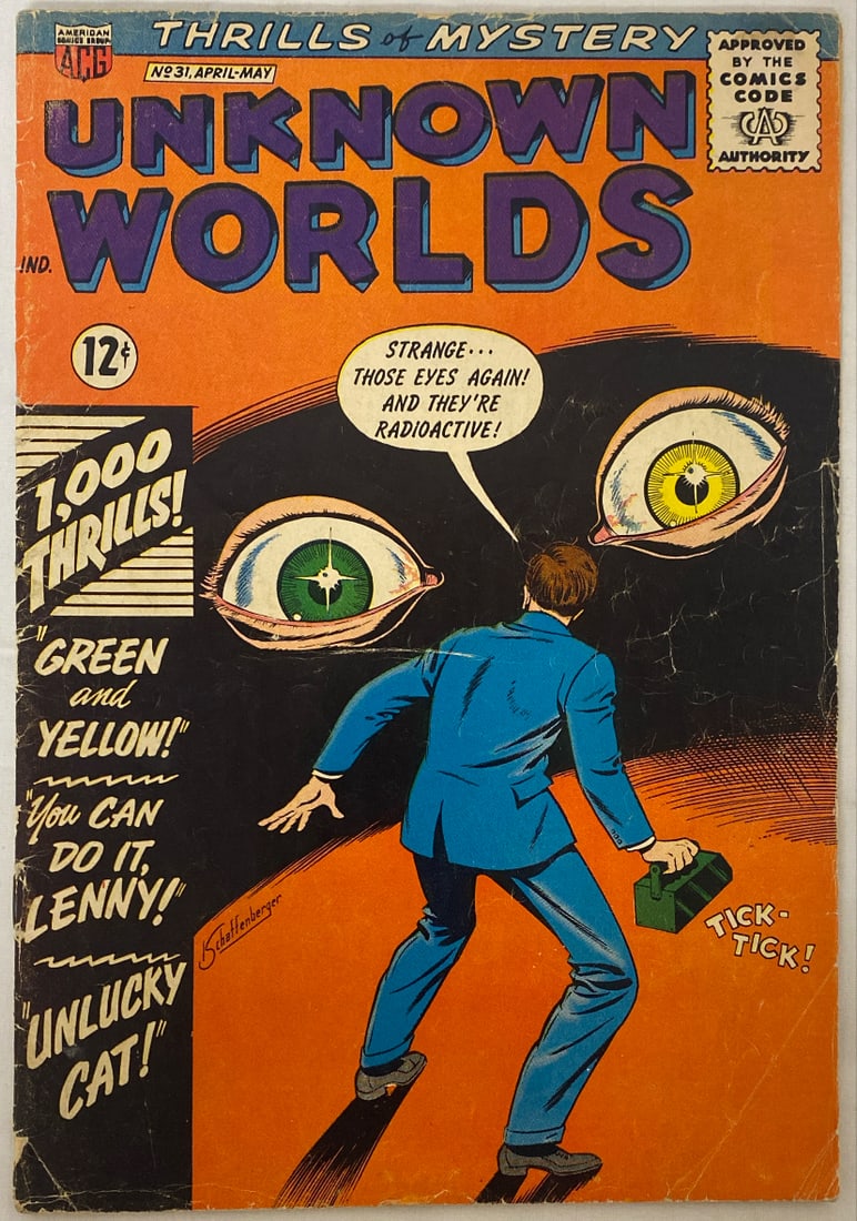 Unknown Worlds 31 ACG Comic Book: 1964, Please preview and see all photos for condition