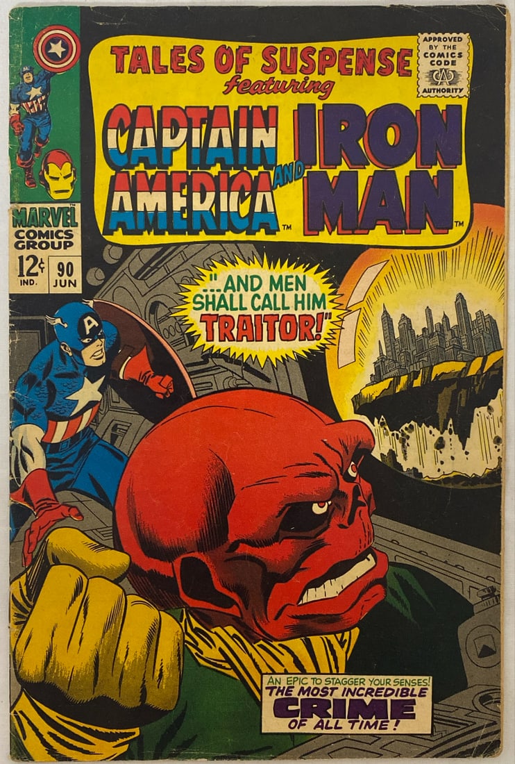 Tales of Suspense 90 Marvel Captain America Iron Man Comic Book (1 of 8)
