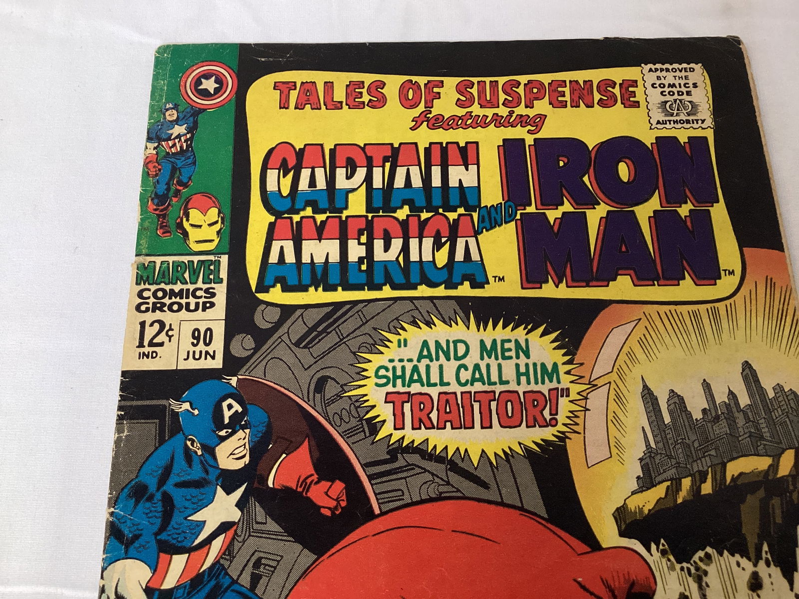 Tales of Suspense 90 Marvel Captain America Iron Man Comic Book - 2