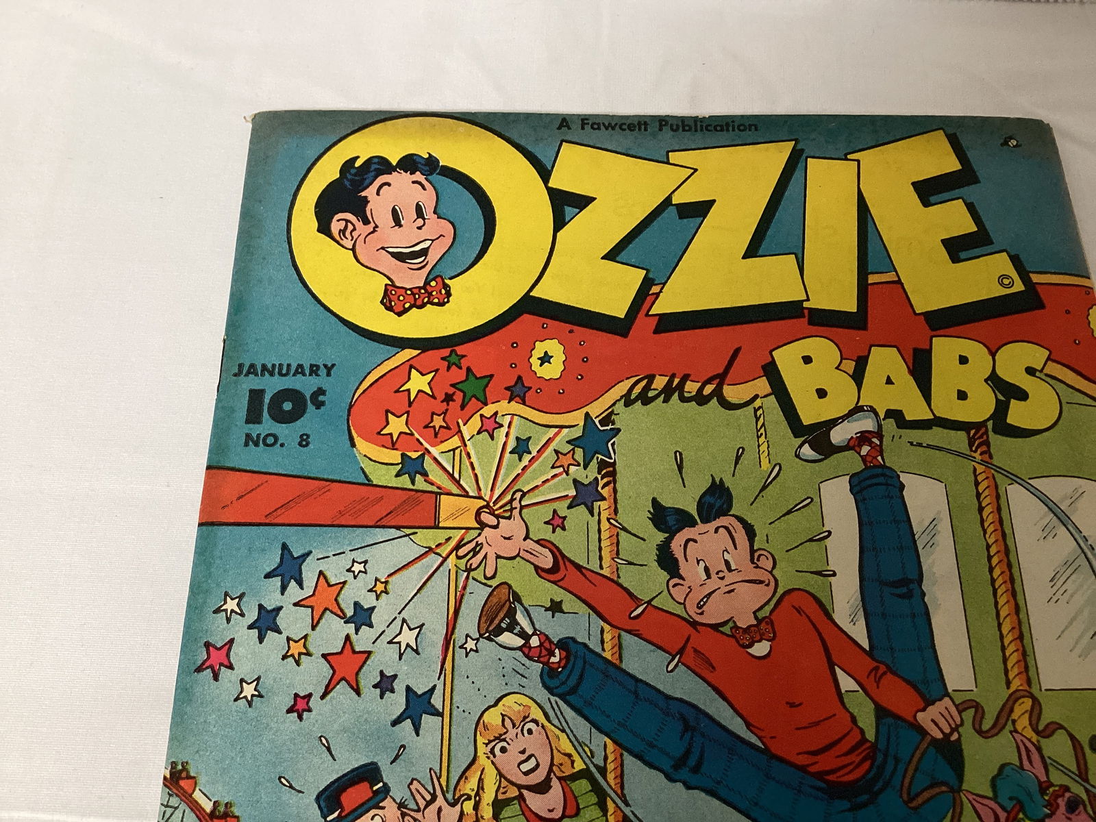 Ozzie and Babs 8 Fawcett Comic Book - 2