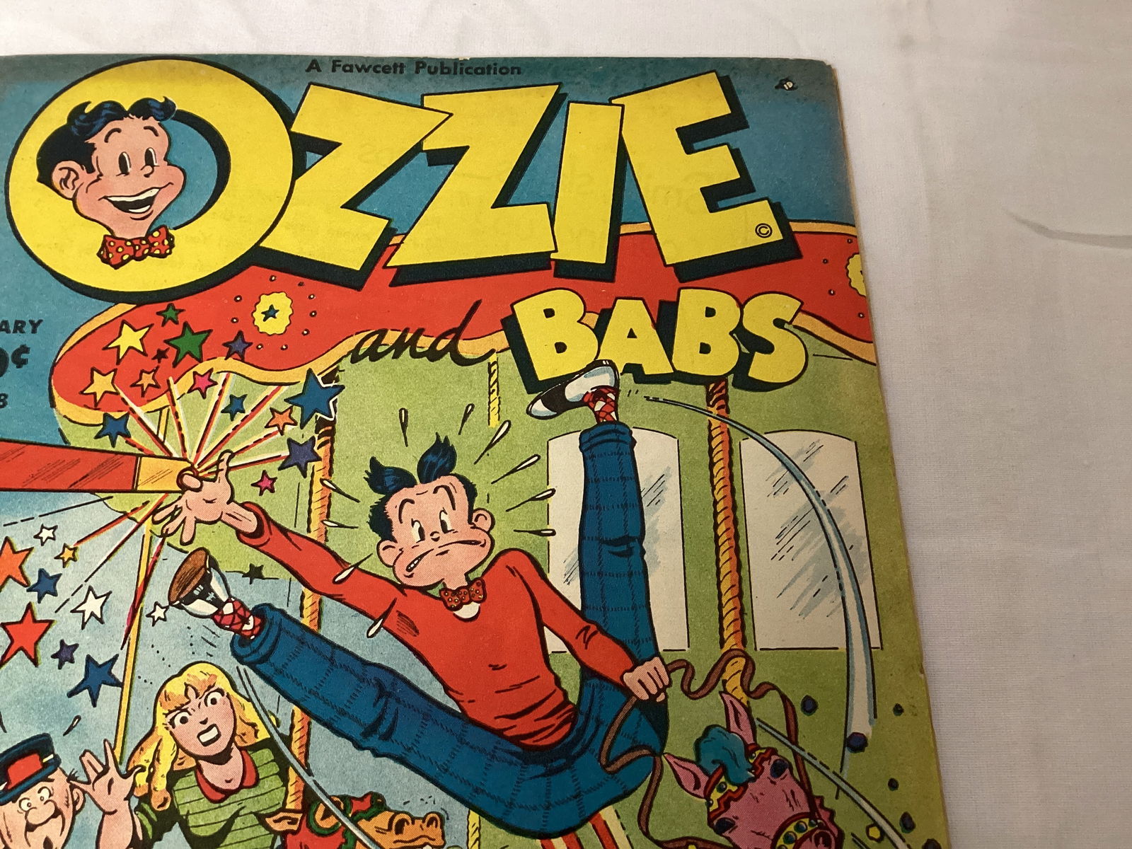 Ozzie and Babs 8 Fawcett Comic Book - 3