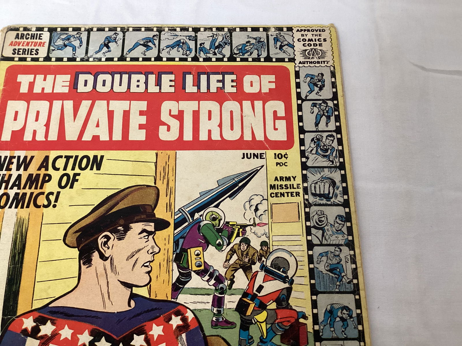 The Double Life of Private Strong 1 Archie Comic Book - 3
