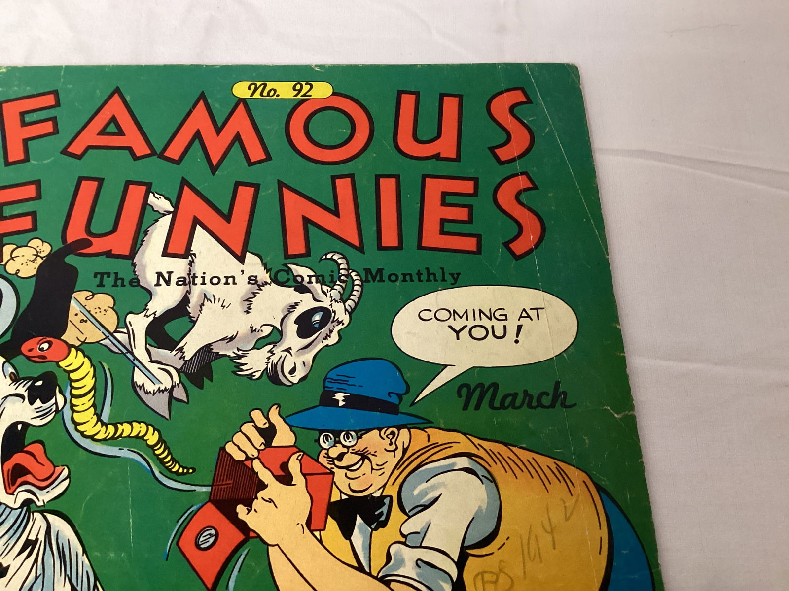Famous Funnies 92 Comic Book - 3