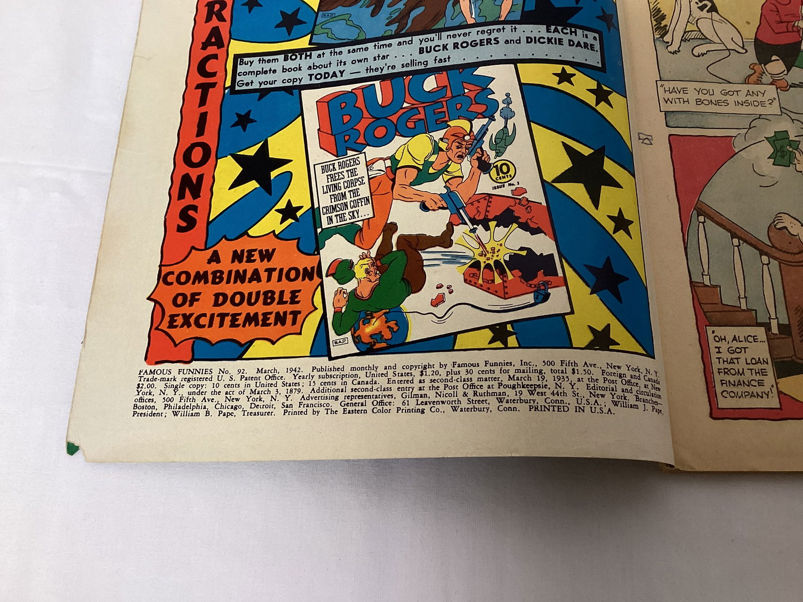 Famous Funnies 92 Comic Book - 7