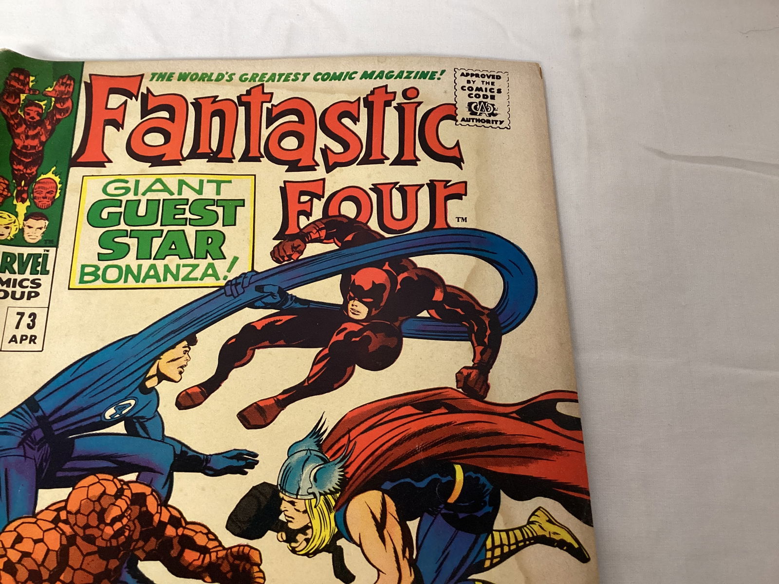 Fantastic Four 73 Marvel Comic Book - 3
