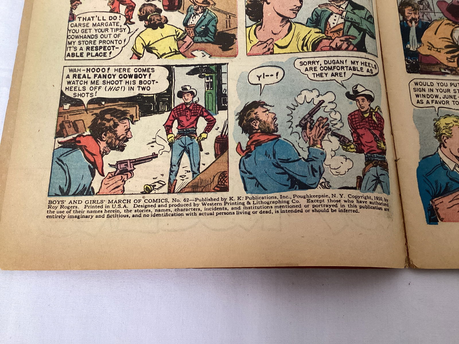 March of Comics 62 Red Goose Shoes Roy Rogers Comic Book - 7