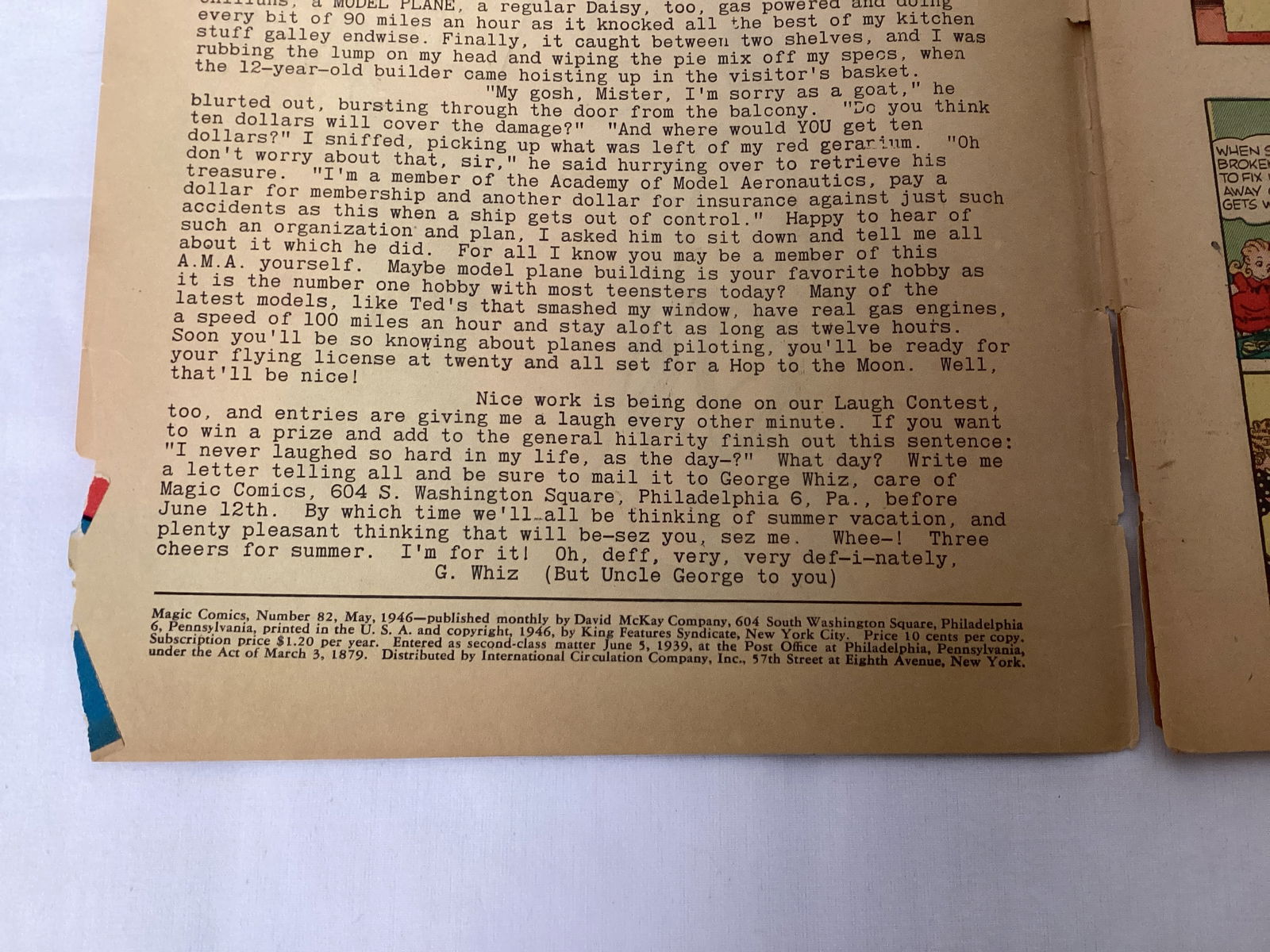 Magic Comics 82 King Comic Book - 7