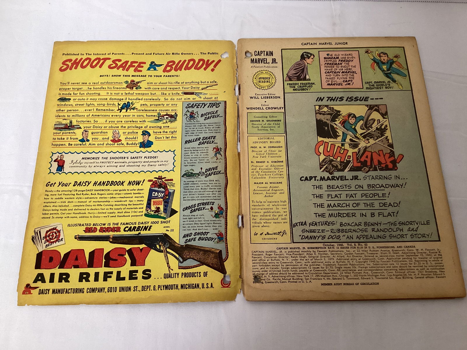 Captain Marvel Jr 43 Fawcett Comic Book - 6