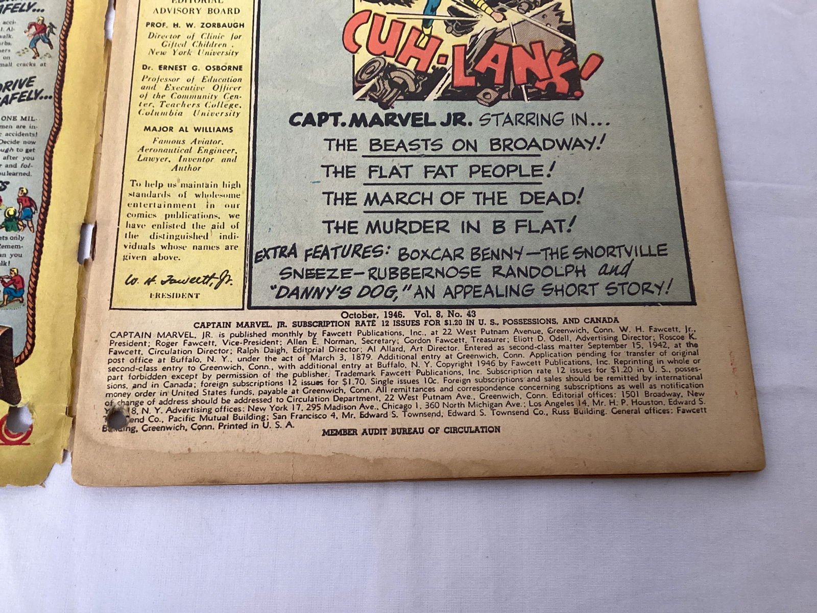 Captain Marvel Jr 43 Fawcett Comic Book - 7