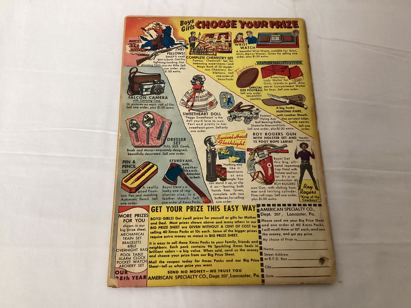 Captain Marvel Jr 43 Fawcett Comic Book - 8