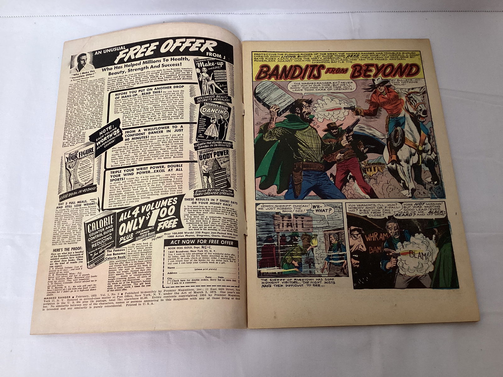 Masked Ranger 6 Premier Magazines Comic Book - 6