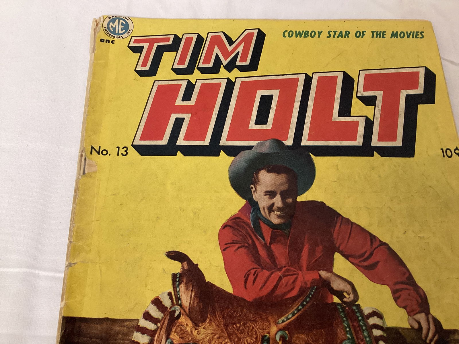 Tim Holt 13 Magazine Enterprises Comic Book - 2