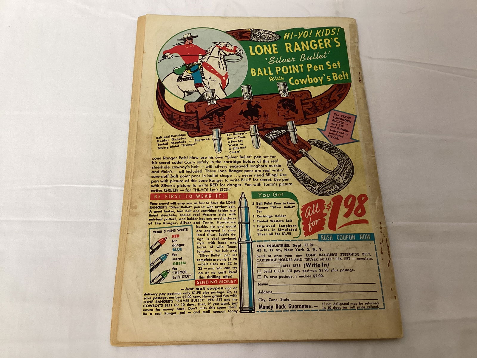 Tim Holt 13 Magazine Enterprises Comic Book - 8