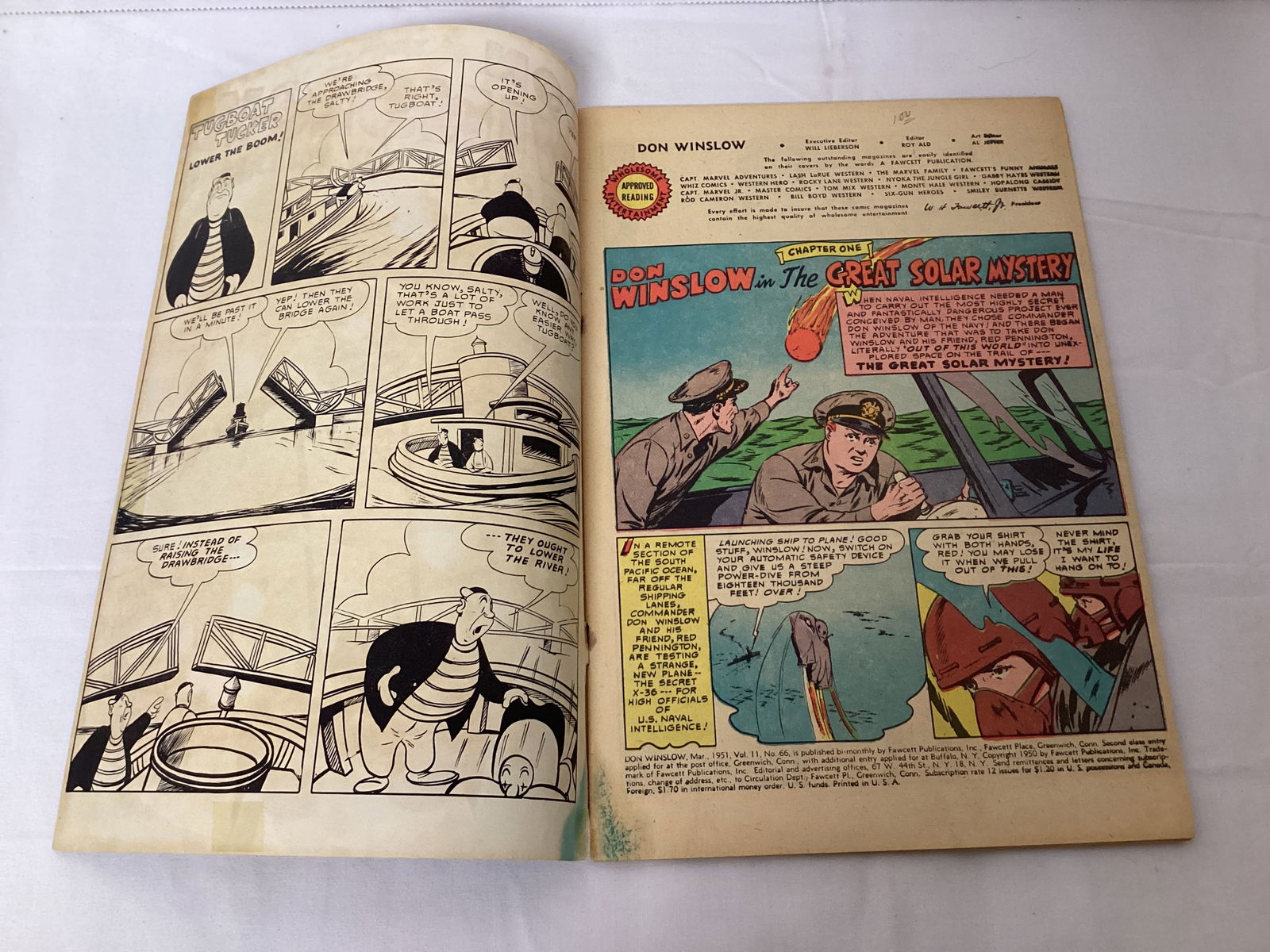 Don Winslow 66 Fawcett Comic Book - 6