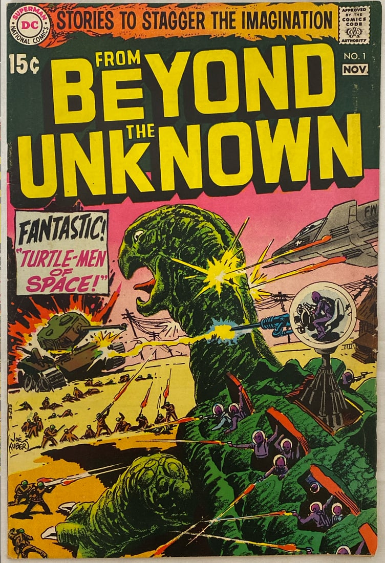 From Beyond the Unknown 1 DC Comic Book: 1969, Please preview and see all photos for condition 