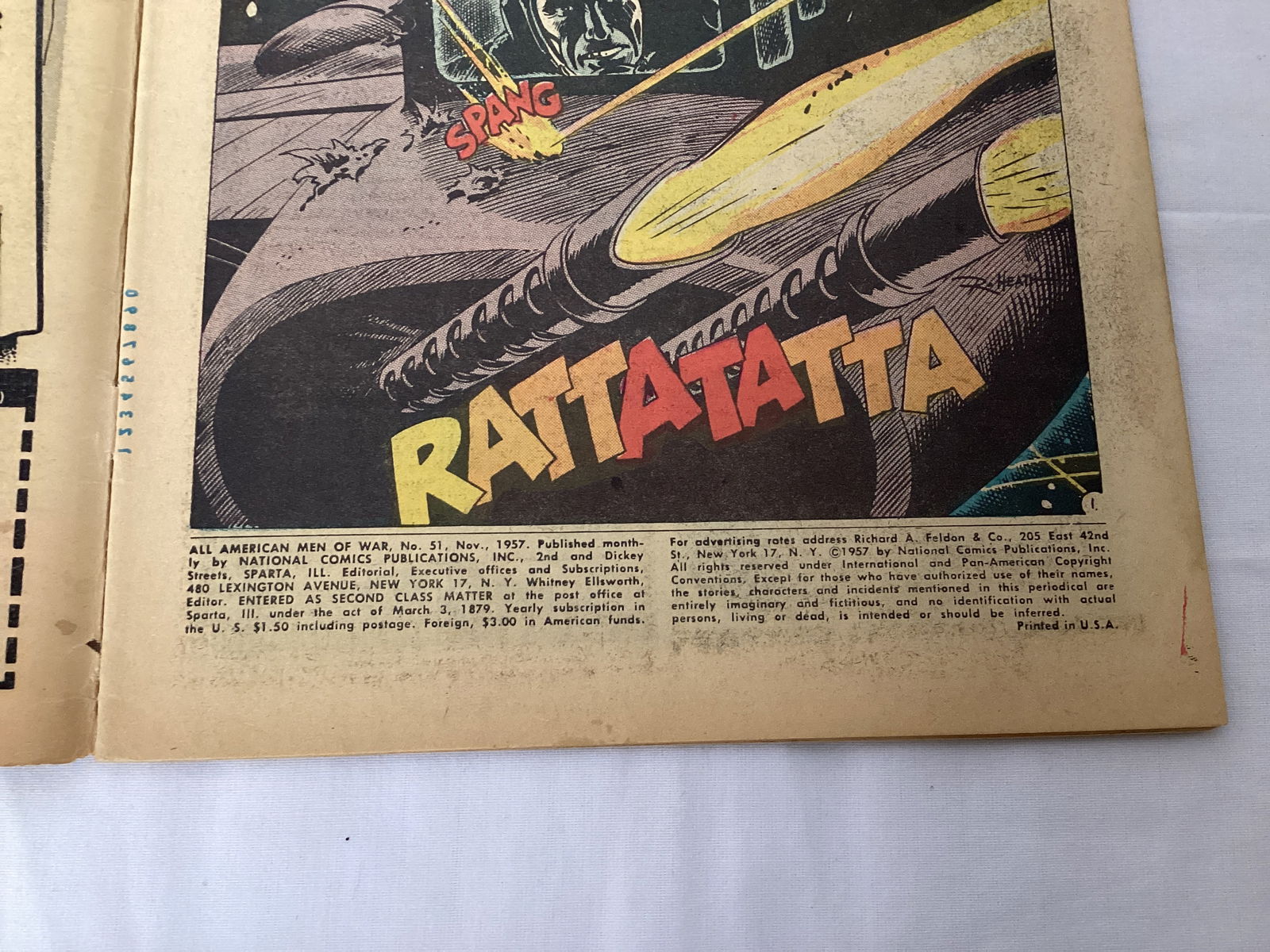 All American Men of War 51 DC Comic Book - 7