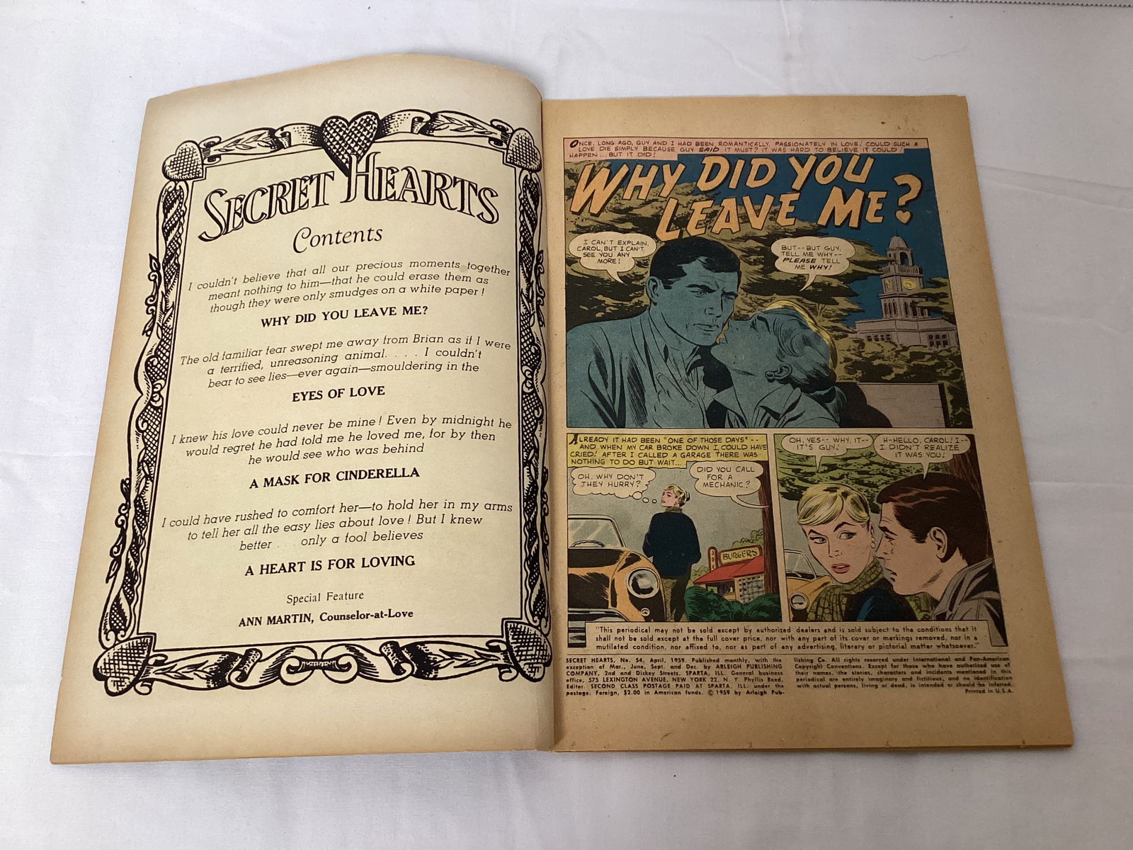 Secret Hearts 54 DC Comic Book - 6