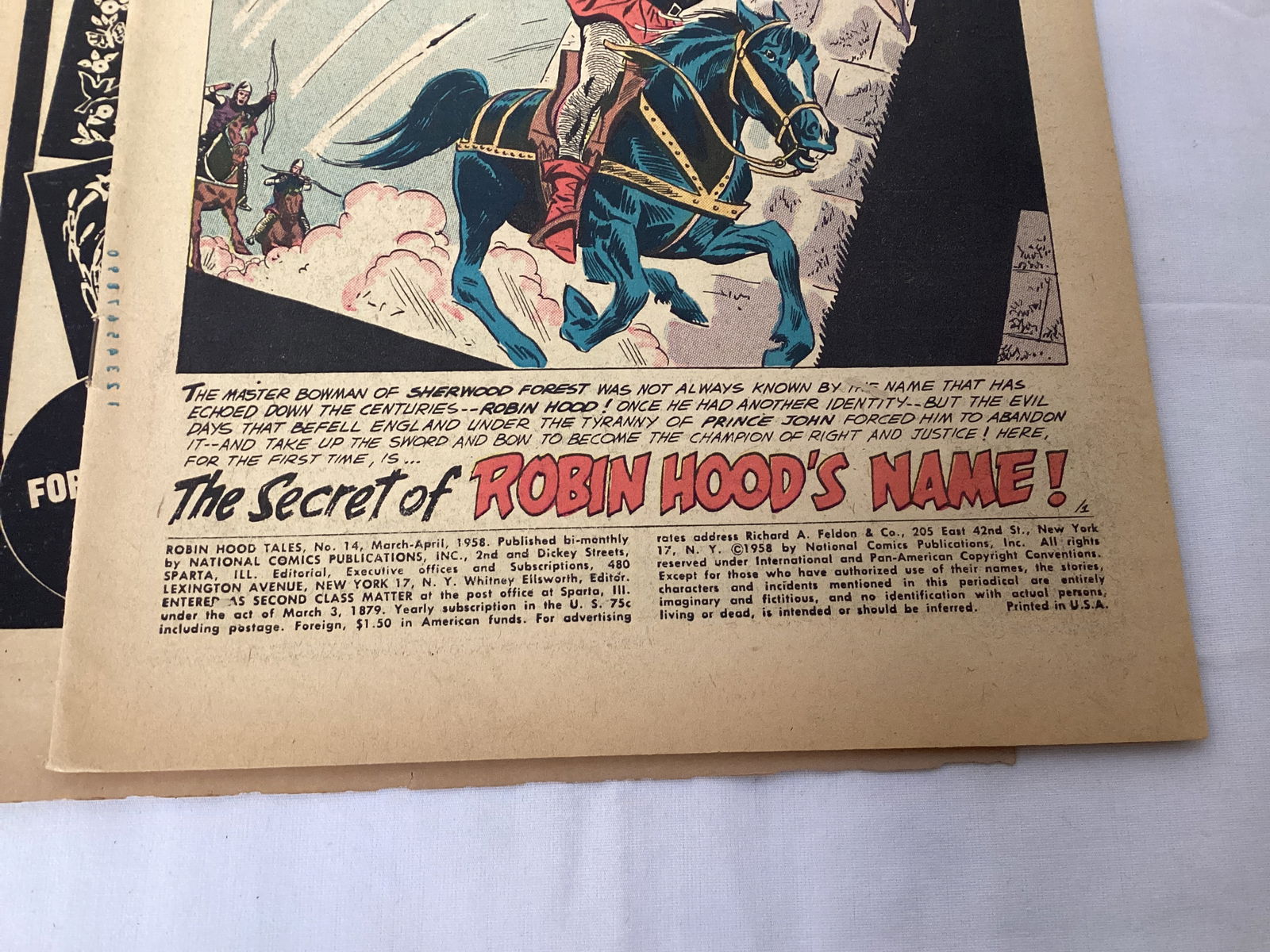 Robin Hood Tales 14 DC Comic Book - 7