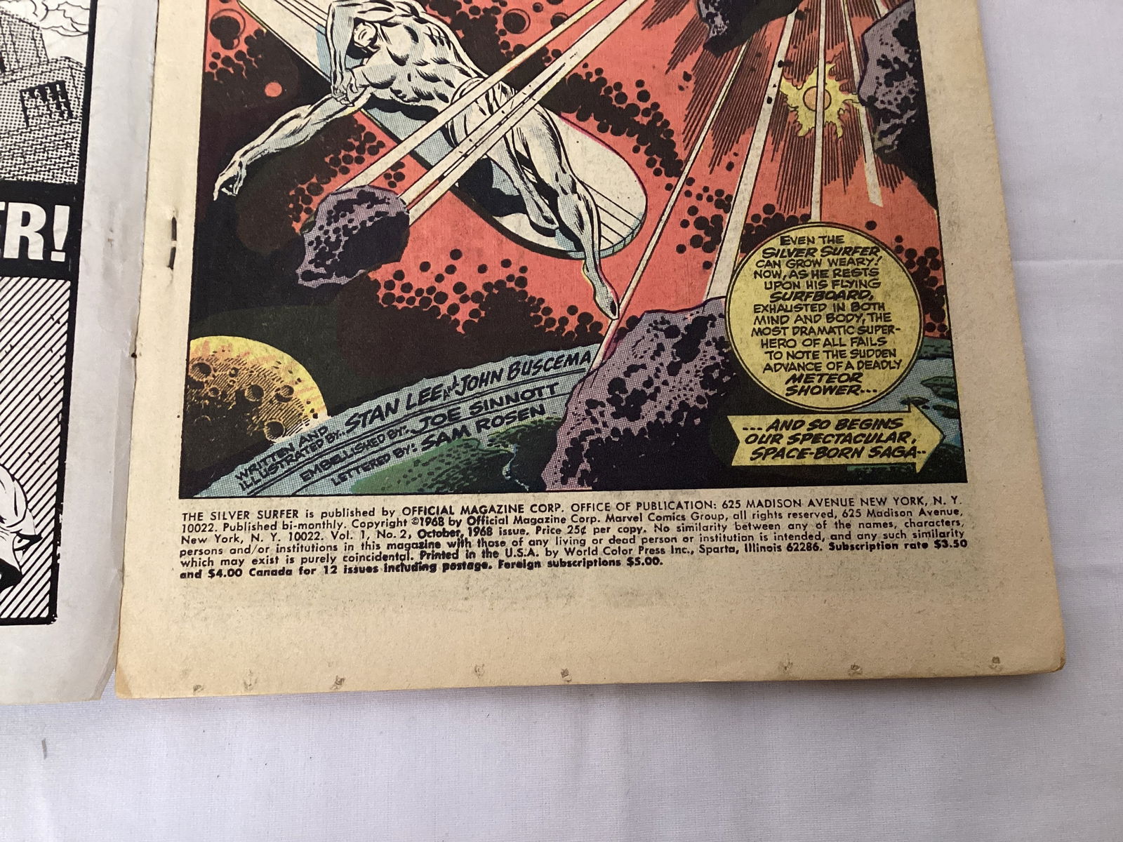 The Silver Surfer 2 Marvel Comic Book - 7