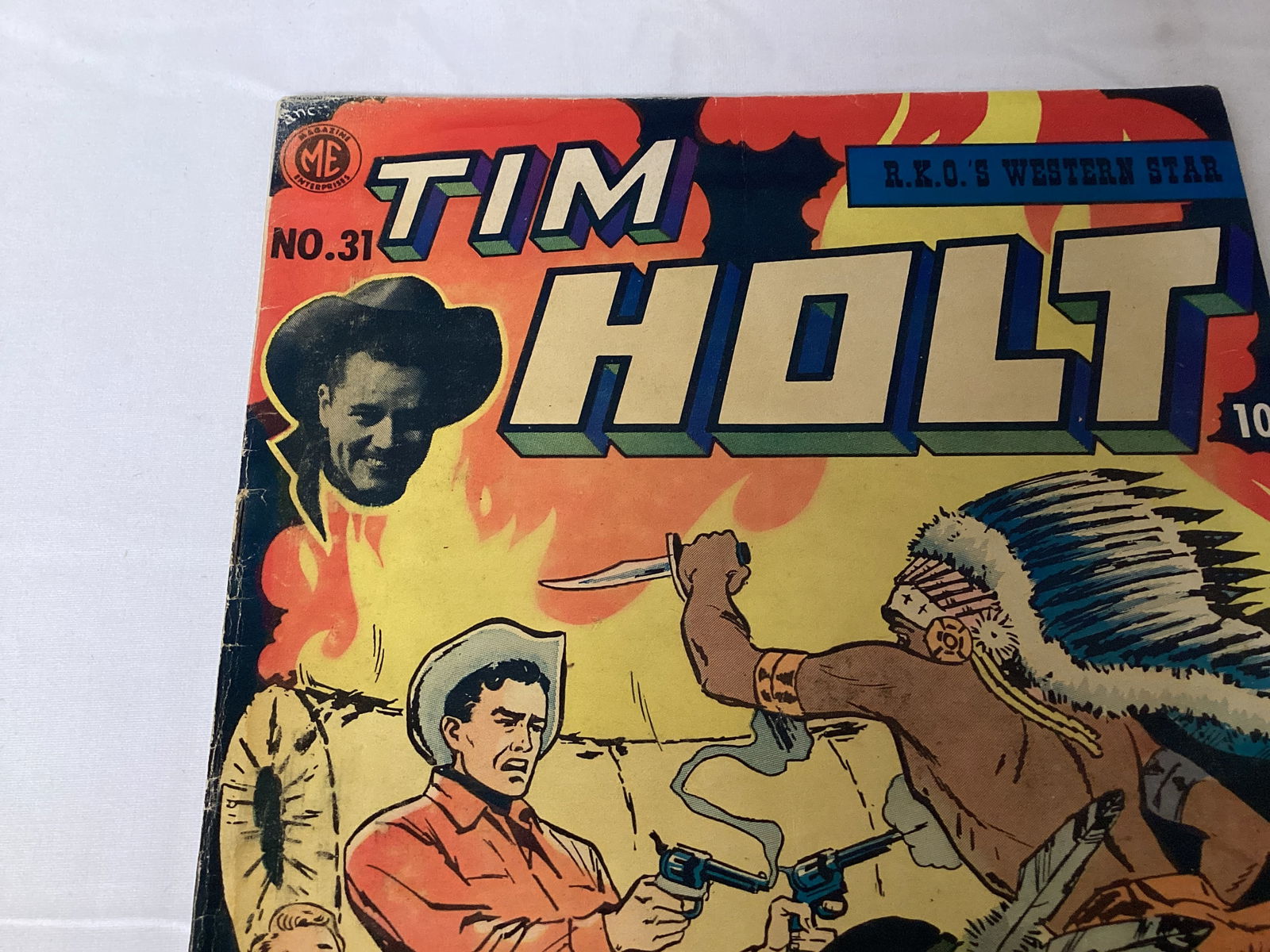Tim Holt 31 Magazine Enterprises Comic Book - 2