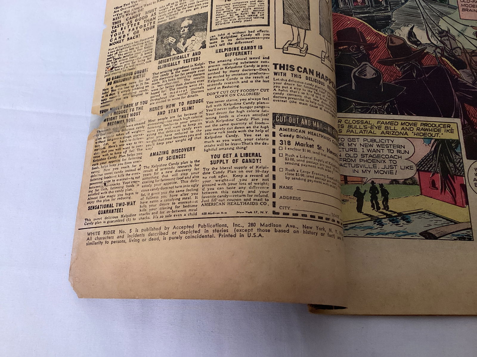 White Rider and Super Horse 5 Accepted Publications Comic Book - 7