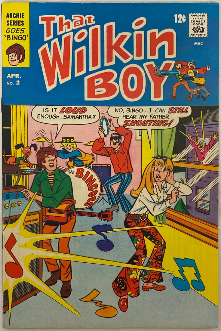 That Wilkin Boy 2 Archie Comic Book: 1969, Please preview and see all photos for condition 